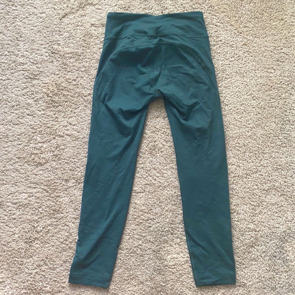 Outdoor voices dark green leggings